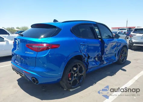 2022 Alfa Romeo Stelvio Veloce Ti Awd из США, поврежденный, VIN ZASPAKBN0N7D26354